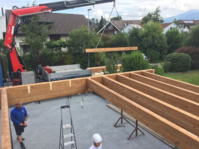 Aufrichten-Carport