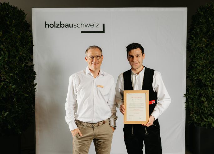 Holzbau-Polier, Abschluss, erfolgreich