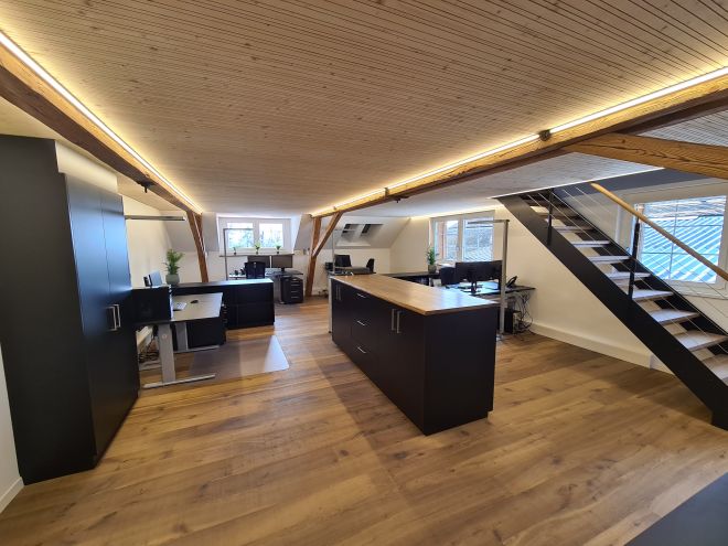 Büro, Umbau, Umzug, Eröffnung